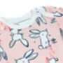 Pink Rabbit Baby Bodysuit |Soft Cotton | 0 24 Months, thumbnail 5 of 6