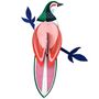 Paradise Bird Rani Slot Together Wall Decoration, thumbnail 3 of 5