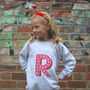 Personalised Kids Initial Sweatshirt, thumbnail 2 of 11