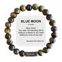 Men's Manchester City Football Fan Tiger's Eye Bracelet, thumbnail 1 of 6