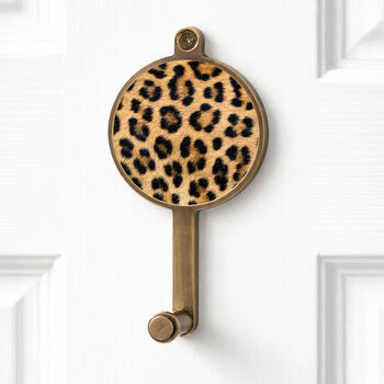 Animal Print Pattern Design Wall Hanging Coat Hook, 4 of 9