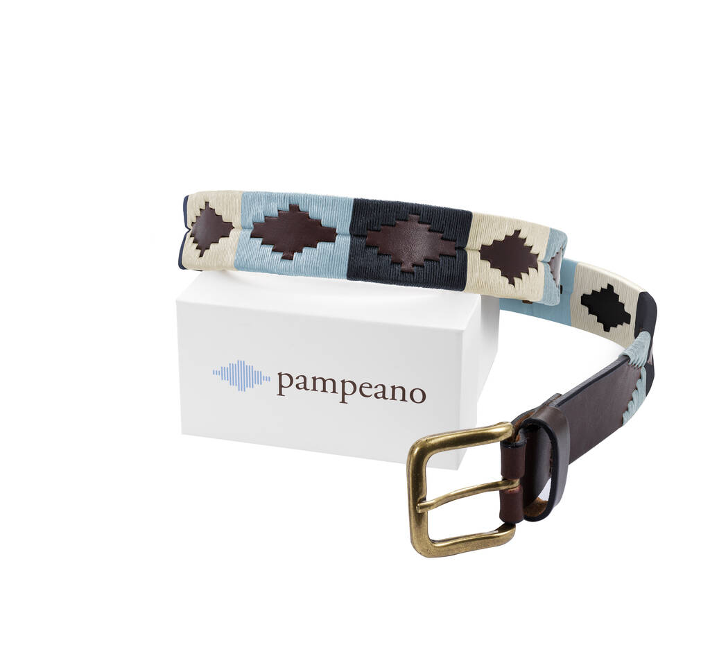 Pampeano 'Sereno' Handmade Argentine Leather Polo Belt, 1 of 12