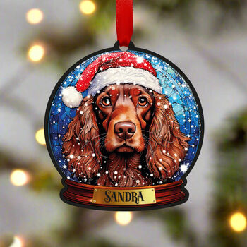 Cocker Spaniel Dog Tree Decoration, 9 of 10