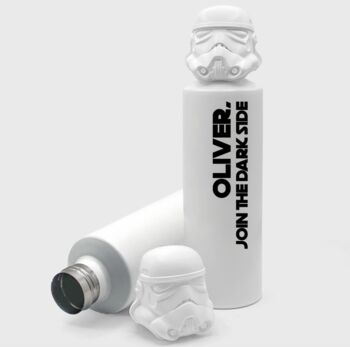 Personalised Stormtrooper Water Bottle, 2 of 4