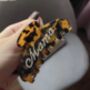 Personalised Marble Custom Diamante Hair Clip, thumbnail 3 of 6