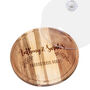 Personalised Round Charcuterie Board With Dome Lid, thumbnail 6 of 9