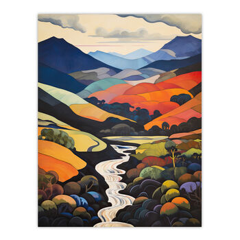 Brecon Beacons Beauty Wales Autumnal Wall Art Print, 6 of 6