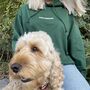 Dog Person Hoody With Printed Dog Quote On The Back, thumbnail 4 of 8
