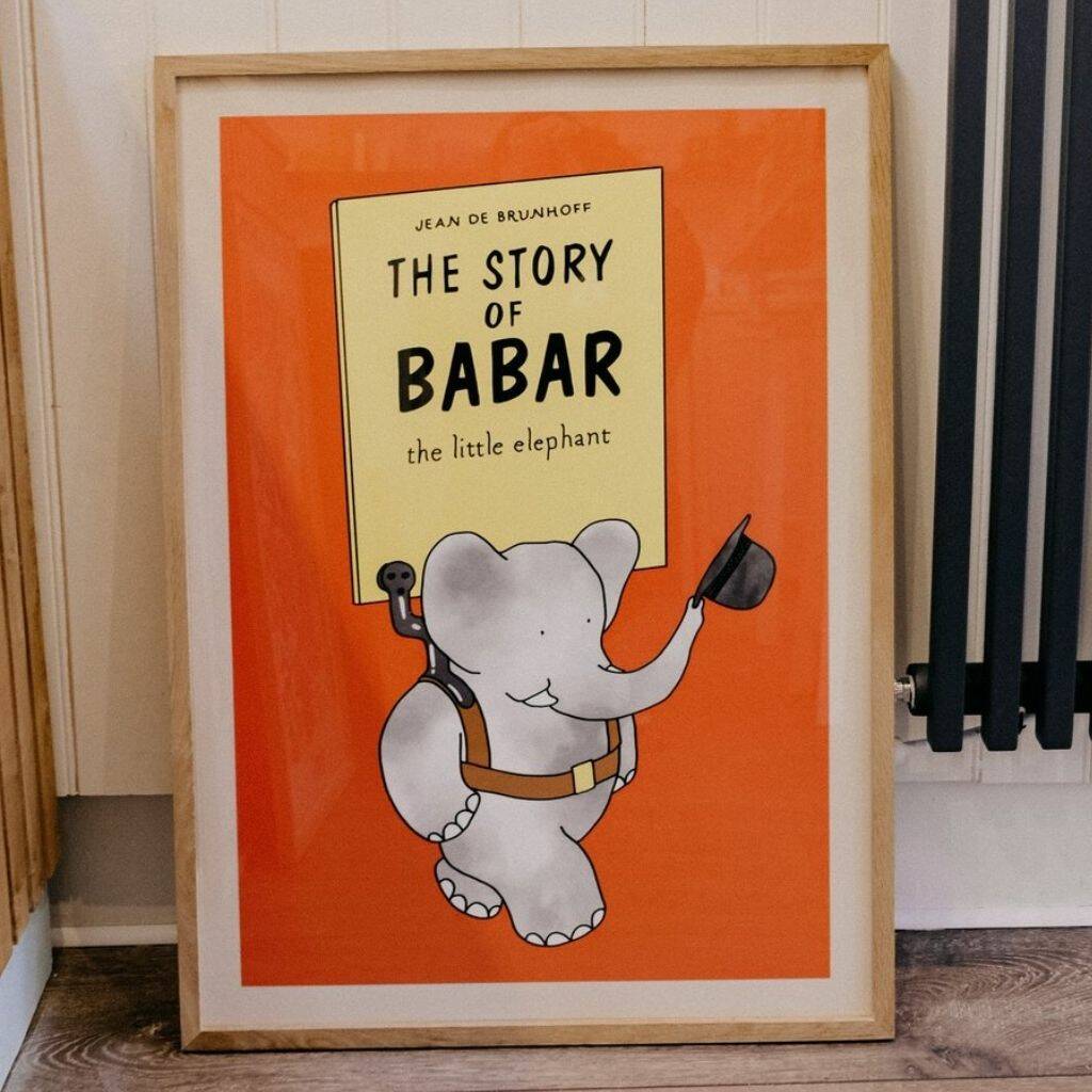 Babar The Story Print 50cm X 70cm