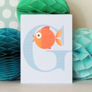 Mini G For Goldfish Card, 3 of 5