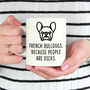 Funny French Bulldog Mug, thumbnail 1 of 4
