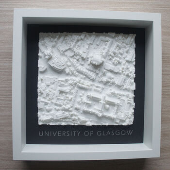 Graduation Gift University Of Glasgow 3D Printed Map, 4 of 9