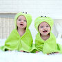 Personalised Bubbles The Frog Baby Towel, thumbnail 1 of 8