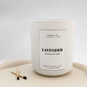 English Lavender Essential Oil Candle, 4 of 5