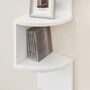 Five Tier Zigzag Floating Corner Wall Shelves, thumbnail 10 of 12
