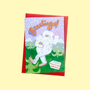 Snowman Christmas Card, 2 of 5
