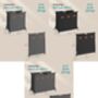 Laundry Sorter Basket Multi Section Hamper, thumbnail 2 of 8