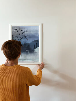 Watercolour Landscape No.17 Wall Prints, 3 of 6