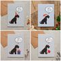 Black Schnauzer Dog Walking Socks, thumbnail 11 of 11