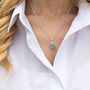 Natural Aquamarine Pendant Necklace, thumbnail 2 of 3