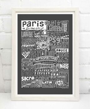 Paris Landmarks Print, 7 of 9