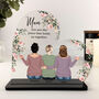 Personalised Gift For Mum From Daughters Heart Plaque, thumbnail 1 of 7
