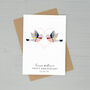 Personalised Love Birds Wedding Anniversary Card, thumbnail 1 of 2