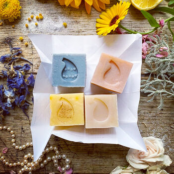 Personalised Origami Wrapped Artisan Soap Discovery Set, 2 of 3