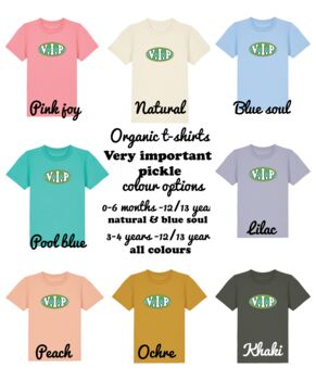 Vip Pickle Kids Organic T Shirt, 4 of 5