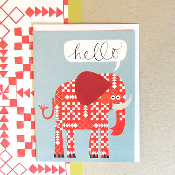 Mini Greetings Card Pack Of 10 Animals, 6 of 11