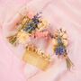 The Pearly Prairie Dried Flower Baked Blossom Hair Comb, thumbnail 2 of 2