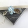 Quartz Pyrite And Blue Topaz Silver Necklace, thumbnail 3 of 4