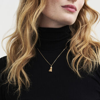 Party Bear Gold Chain Necklace, 2 of 8