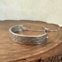 Cherry Blossom Vintage Spoon Cuff Bracelet, thumbnail 2 of 5