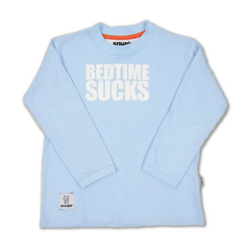 Bedtime Sucks! Blue Baby And Toddler Pyjamas By Snuglo™ Six Months To Five Years, 3 of 4