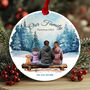 Personalised Children And Dog Christmas Bauble – Custom Family Ornament With Names, thumbnail 1 of 11