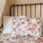 Vintage Rose Cot Bed Sheet, thumbnail 3 of 3