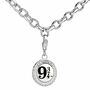 Harry Potter Sterling Silver Platform Nine Three/Four Clip Charm With Crystal Elements, thumbnail 2 of 3
