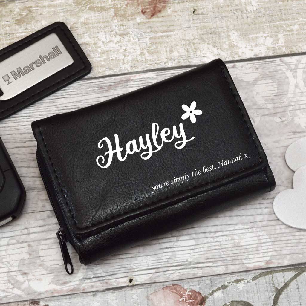 personalised ladies purses