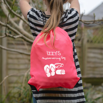 Personalised Childs Drawstring Bag, 3 of 10