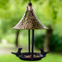 Elegant Copper Hanging Bird Feeder, thumbnail 1 of 3