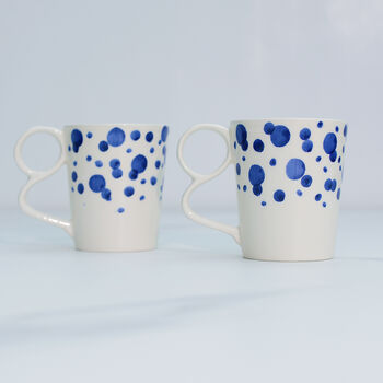 Blue And White Espresso Mug, Bubbles, 3 of 3