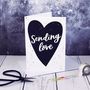 Sending Love A6 Card, thumbnail 1 of 3