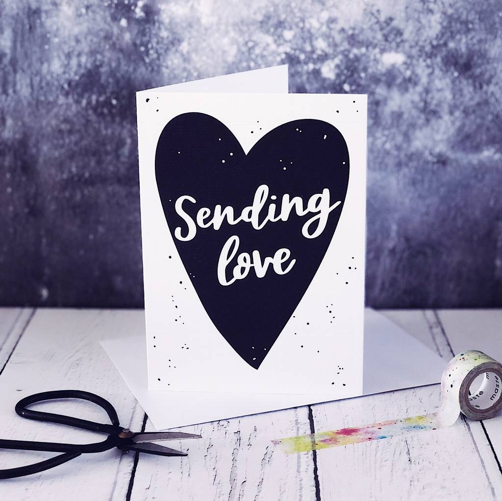 Sending Love A6 Card, 1 of 3