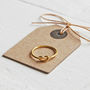 Gold Love Knot Ring, thumbnail 2 of 7