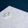 Sterling Silver Rocket And Astronaut Stud Earrings, thumbnail 5 of 7