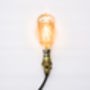 Clear Ribbed Glass Molly Pendant Light, thumbnail 9 of 9