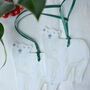 Polar Bear And Christmas Tree Gift Tags, thumbnail 2 of 4