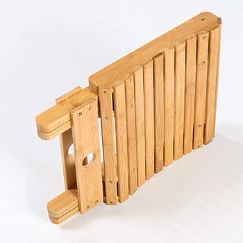 Bamboo Portable Folding Stool, 5 of 7