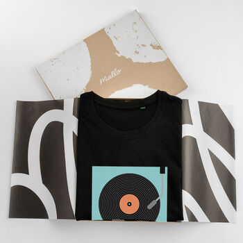 Organic Cotton Vinyl T Shirt For Music Lovers, 2 of 7